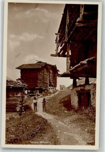 Vieux Mazots Motiv Schweiz Foto AK