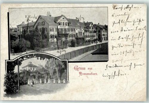 8590 Romanshorn 1905 Gebrauchsspuren Töchter Institut