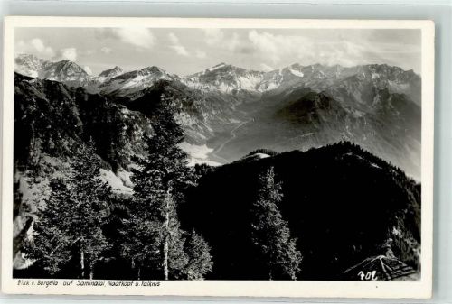 9494 Schaan Foto AK Bargella Saminatal Naafkopf Falknis Berge Schnee