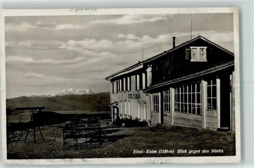 8835 Feusisberg - Etzel-Kulm Blick gegen den Säntis