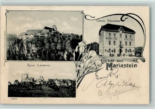 4115 Mariastein 1906 - Cöstin Schumacher, Gasthof zur Jura AK