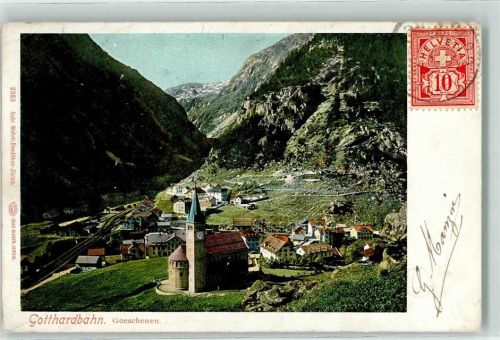 6487 Göschenen 1907 - Kirche