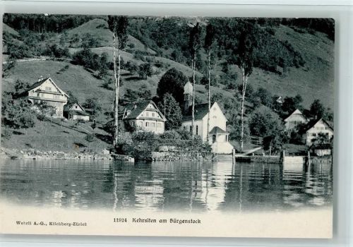 6365 Kehrsiten - Teilansicht am See,Verlag Wehrli Nr .11924, gute Erhaltung