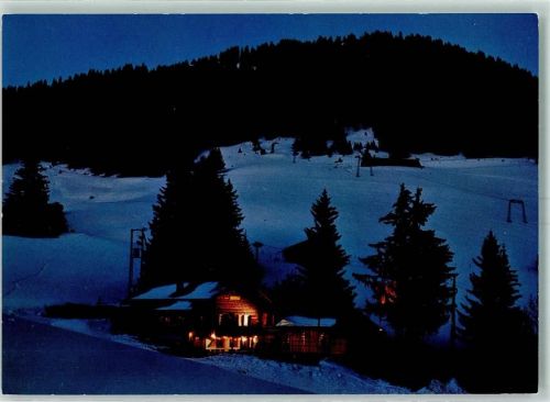 1854 Leysin - Charlet Restaurant de Prafandaz Winter