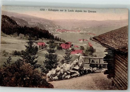 2400 Le Locle 1912 - Les Queues