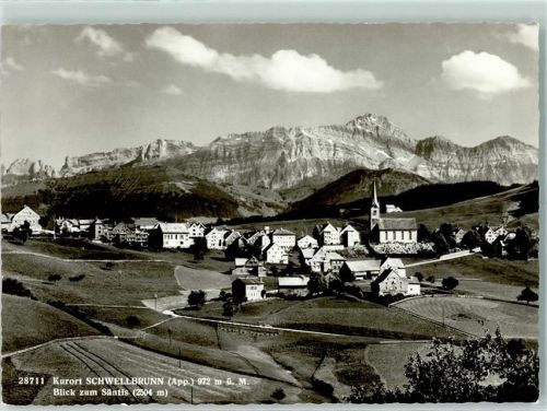 9103 Schwellbrunn - Säntis