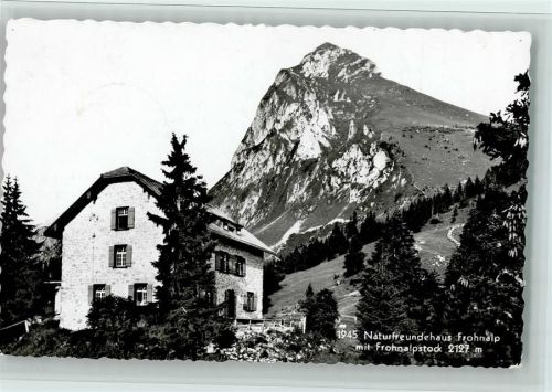 8753 Mollis - Naturfreundehaus Frohnalp mit Frohnalpstock