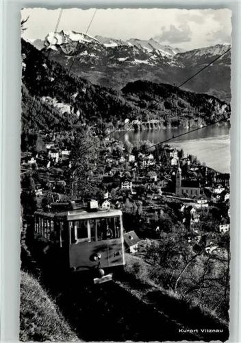 6354 Vitznau 1958 - Bergbahn AK