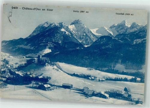 1660 Château-d´Oex 1913 - Winter