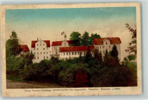 9426 Lutzenberg 1913 - Hotel Pension Landegg Wiehnacht