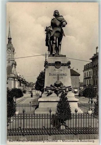 3000 Bern Berne 1912 - Adrian von Bubenberg Denkmal