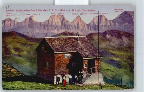 8890 Flums - Spitzmeilen-Clubhütte, Churfirsten