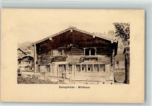 9658 Wildhaus 1911 - Zwinglihütte