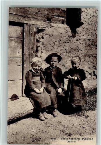 1983 Evolène 1924 - Scweizer Trachten,Petits habitants d `Evolene,gute Erhaltung AK