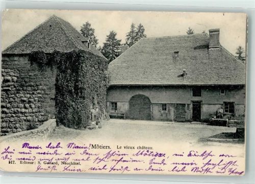 2112 Môtiers NE 1905 - Le vieux Chateau