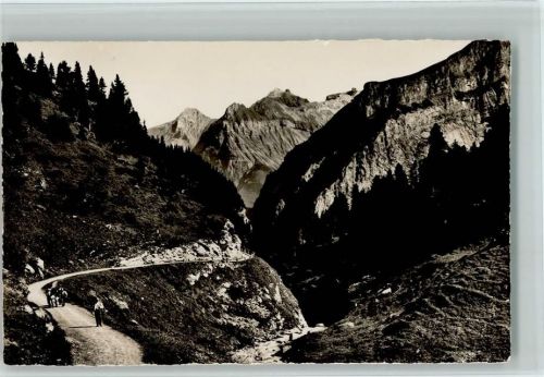 Gemmipass Wallis - Wanderer Alpenpanorama