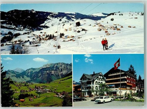 8843 Oberiberg - Posthotel Hubli Skilift