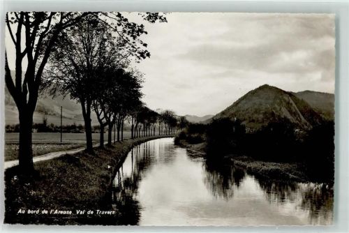 2114 Fleurier - Val de Travers Au bord de l Areuse Ort handschriftlich
