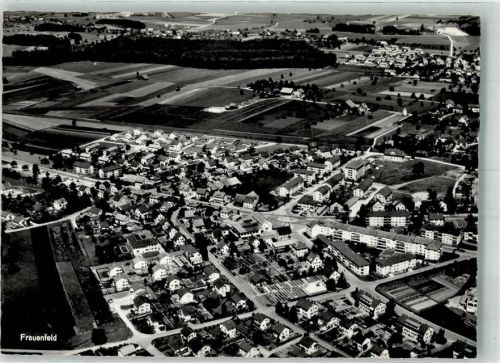 8500 Frauenfeld Foto AK Fliegeraufnahme