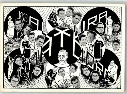 6460 Altdorf UR 1957 Gebrauchsspuren Studentika Ort lt. Stempel