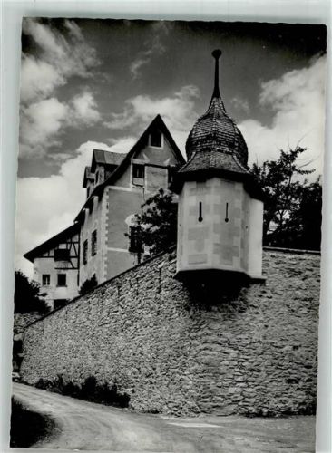 7130 Ilanz Foto AK Alter Stadtteil