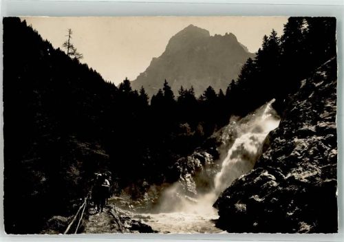 3775 Lenk im Simmental Foto AK Simmenfall Ammertenhorn Foto Gyger