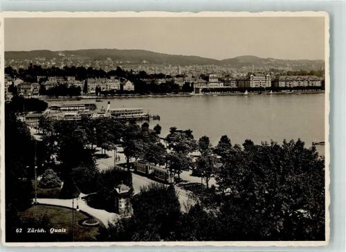 8000 Zürich - Straßenbahn Dampfschiff