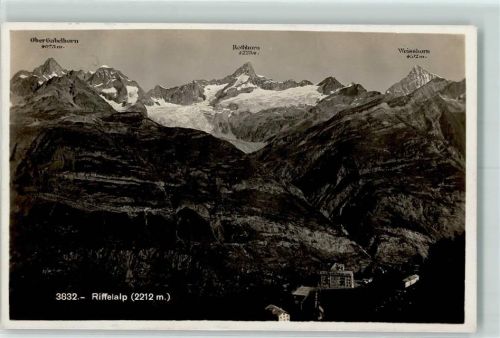 Riffelalp - Ober Gabelhorn Rothorn Weisshorn