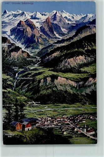 3713 Reichenbach im Kandertal - Große Scheidegg