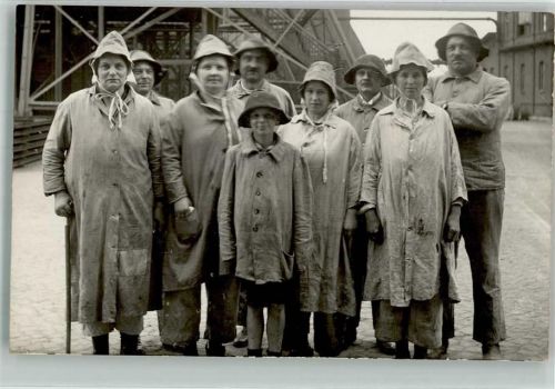 Fabrik Gruppenfoto Motiv Schweiz Foto AK