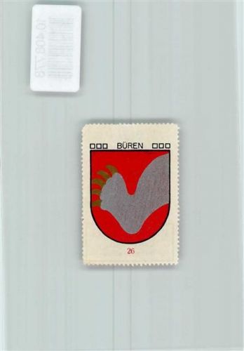 3294 Büren an der Aare - Vignette Wappen Kaffee Hag ca 1920-1940 Bärentatze