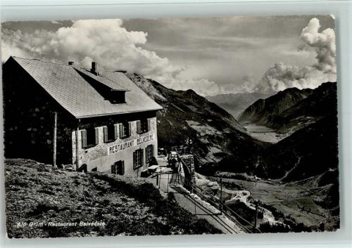 7710 Alp Grüm Foto AK Restaurant Belvedere