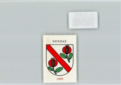 1997 Haute-Nendaz - Vignette Wappen Kaffee Hag ca 1920-1940