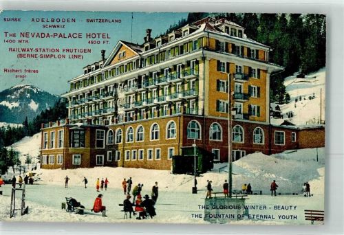 3715 Adelboden BE 1934 - Hotel Nevada Palace Winter