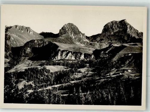 Gantrisch Foto AK Wirtnergrat Nünenen Gantrisch