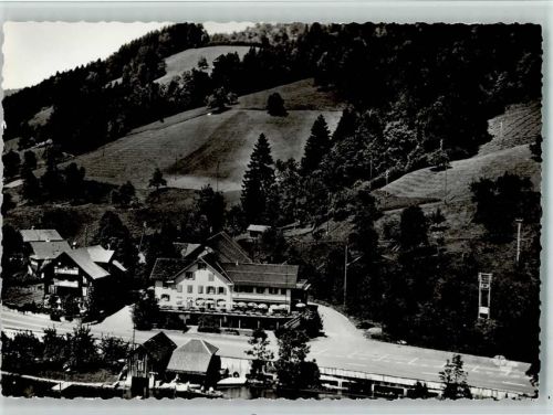 6315 Morgarten - Flugaufnahme Aegerisee Restaurant und Pension Eierhals Boote