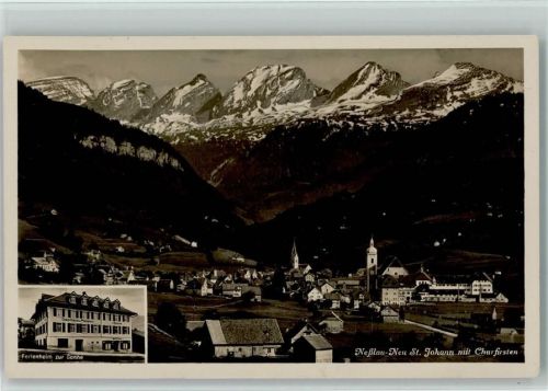 9650 Nesslau - Neu St. Johann mit Churfirsten