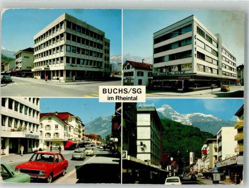 9470 Buchs SG 1972 Gebrauchsspuren Hotel City Auto