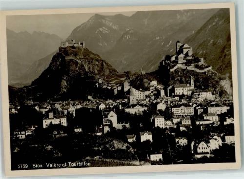 1950 Sion Sitten - Valere et Tourbillon