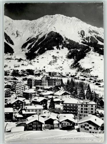 7250 Klosters - Blick auf Klosters Winteraufnahme