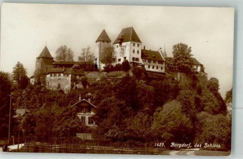 3400 Burgdorf Berthoud 1917 Foto AK Schloss