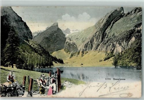 Seealpsee 1907 - Bauernkinder