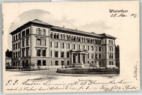 8400 Winterthur 1903 Lithographie Technikum