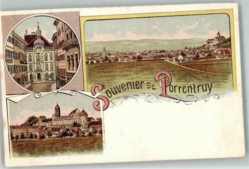 2900 Porrentruy Pruntrut Lithographie
