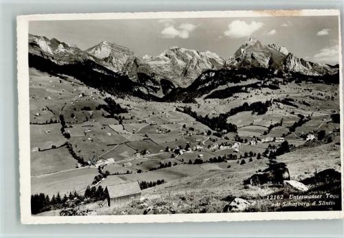 9657 Unterwasser - Schafberg Säntis Toggenburg