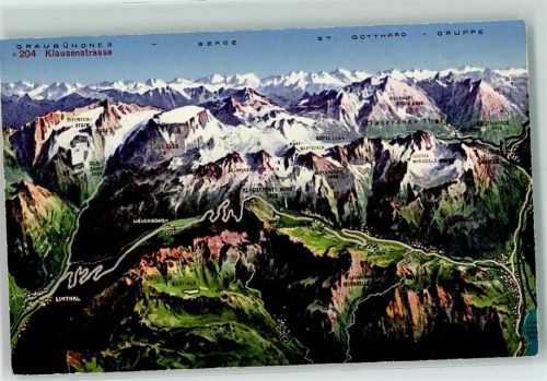 Klausen - Klausenstrasse St. Gotthard Gruppe