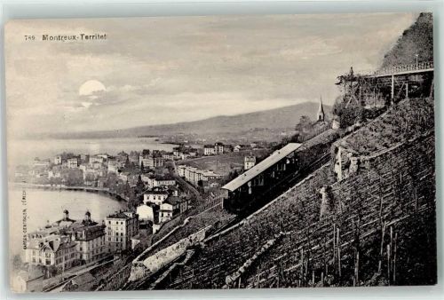 1820 Montreux Gebrauchsspuren Bahn