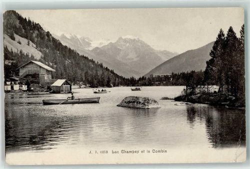 Champex Gebrauchsspuren Lac Champex le Combin