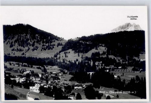 1885 Chesières Foto AK Diablerets
