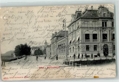 4600 Olten 1905 Gebrauchsspuren Amthausquai